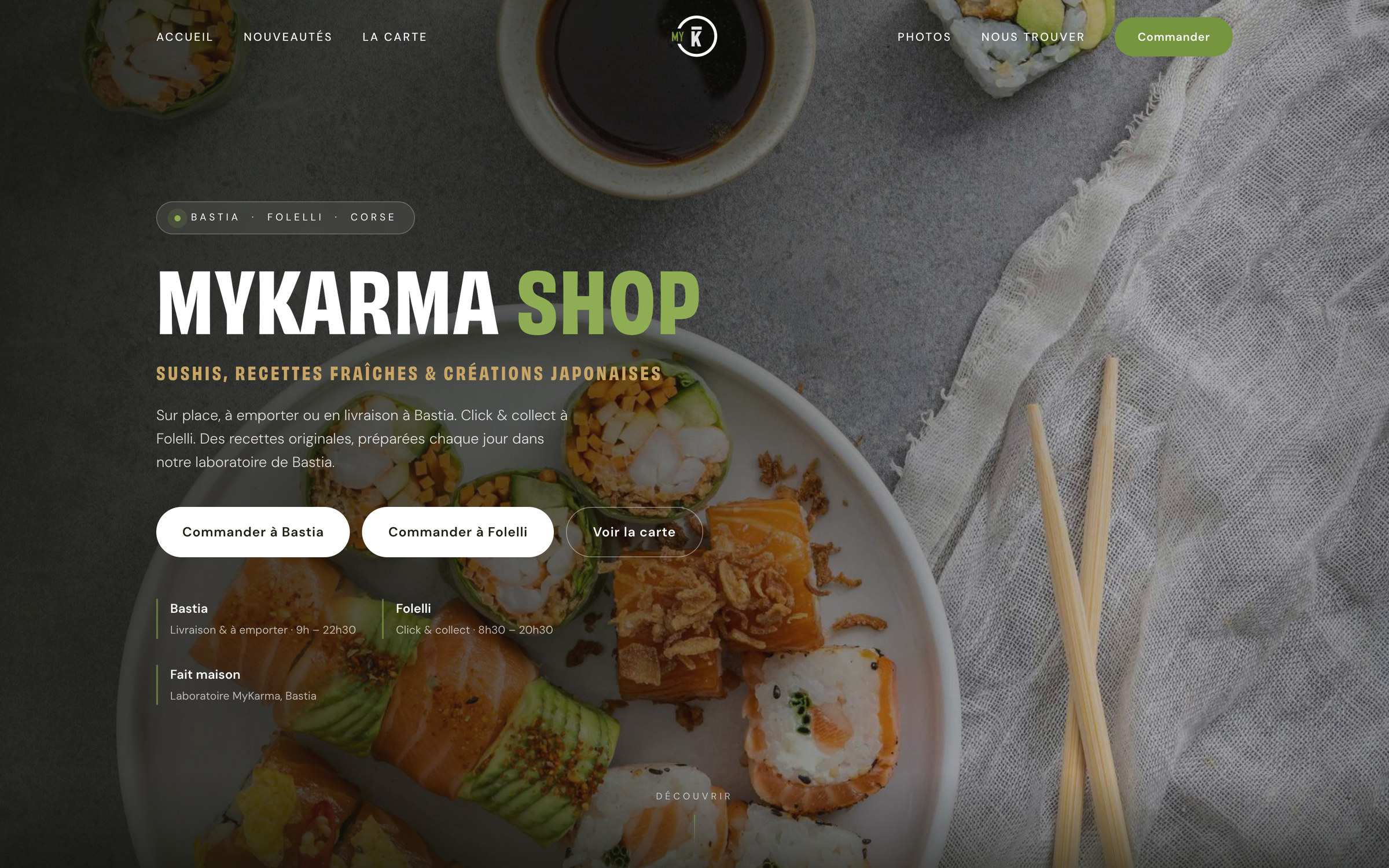 MyKarma Shop, page d’accueil du nouveau site
